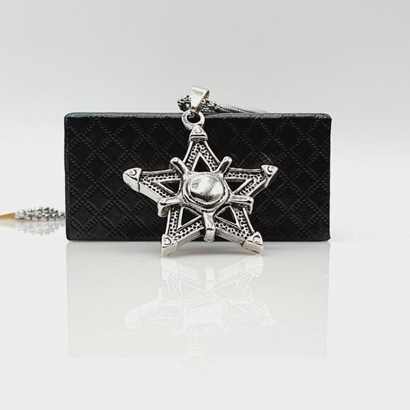 ❤️Fashion anime Pentagram Shape Necklace, N90201P121 - Picture 8 of 12